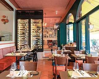 Invitante ambiente della Trattoria Bella Ciao