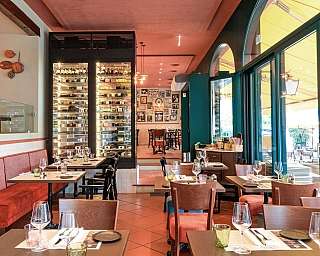 Invitante ambiente della Trattoria Bella Ciao