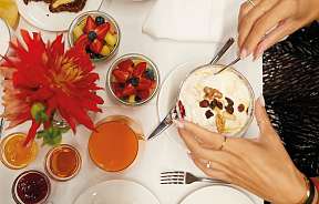 Hotel Geranio au Lac - Great breakfast buffet