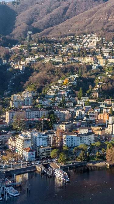 Vista su Locarno